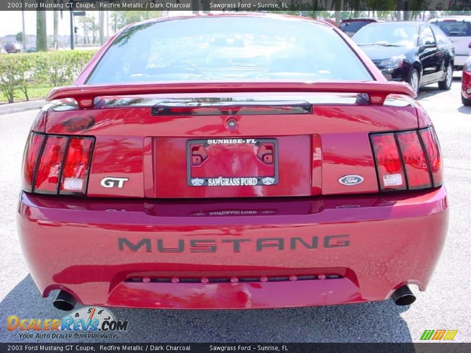 2003 Ford Mustang GT Coupe Redfire Metallic / Dark Charcoal Photo #4