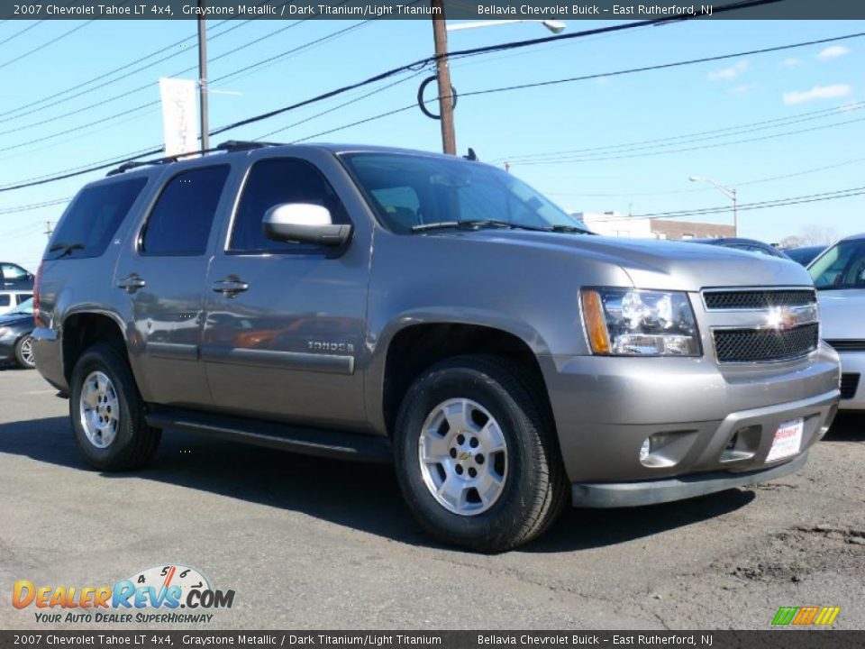 2007 Chevrolet Tahoe LT 4x4 Graystone Metallic / Dark Titanium/Light Titanium Photo #3