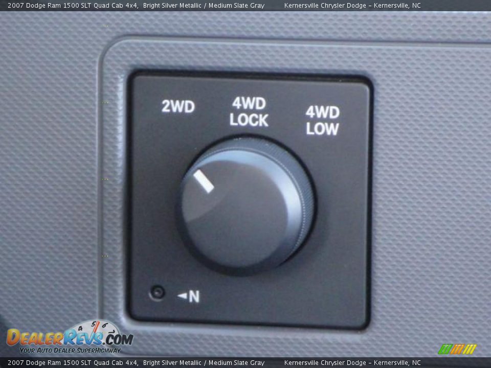 2007 Dodge Ram 1500 SLT Quad Cab 4x4 Bright Silver Metallic / Medium Slate Gray Photo #22