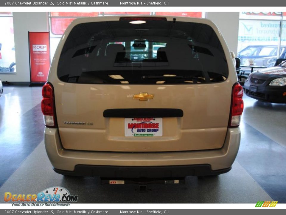 2007 Chevrolet Uplander LS Gold Mist Metallic / Cashmere Photo #6