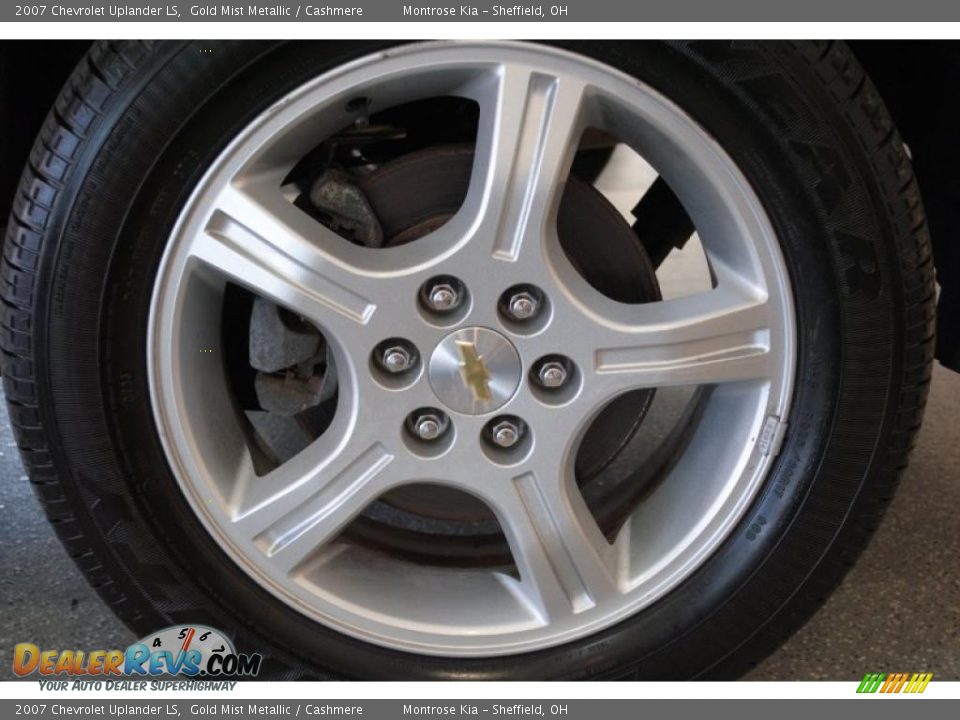 2007 Chevrolet Uplander LS Gold Mist Metallic / Cashmere Photo #31