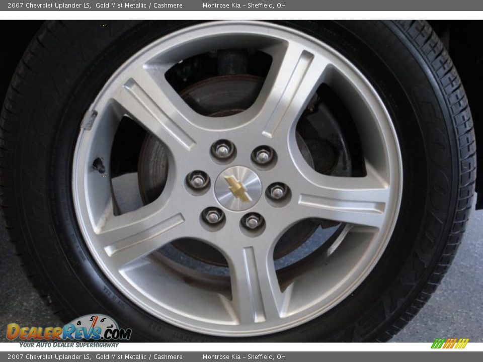 2007 Chevrolet Uplander LS Gold Mist Metallic / Cashmere Photo #34