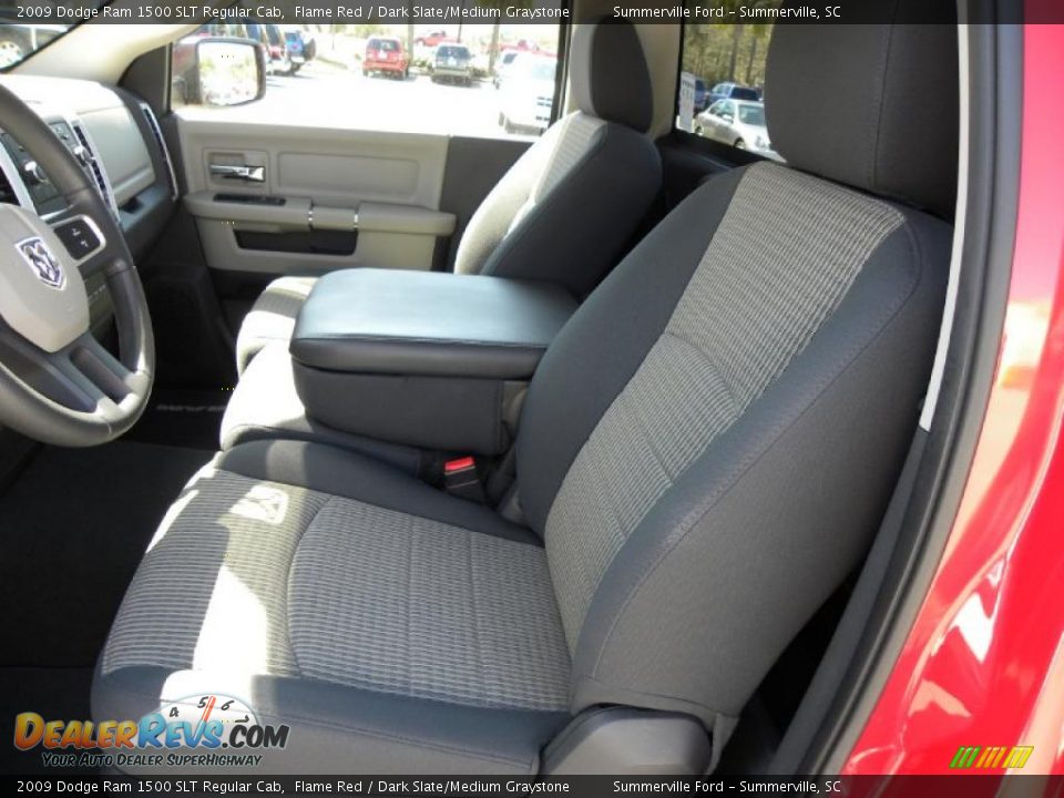 2009 Dodge Ram 1500 SLT Regular Cab Flame Red / Dark Slate/Medium Graystone Photo #5