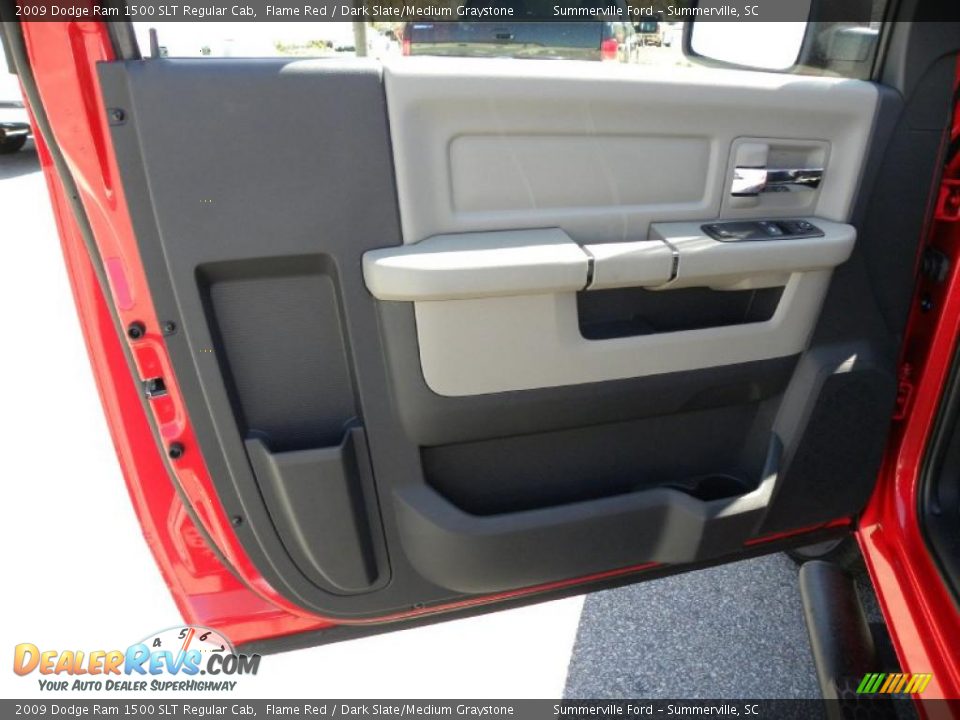 2009 Dodge Ram 1500 SLT Regular Cab Flame Red / Dark Slate/Medium Graystone Photo #6