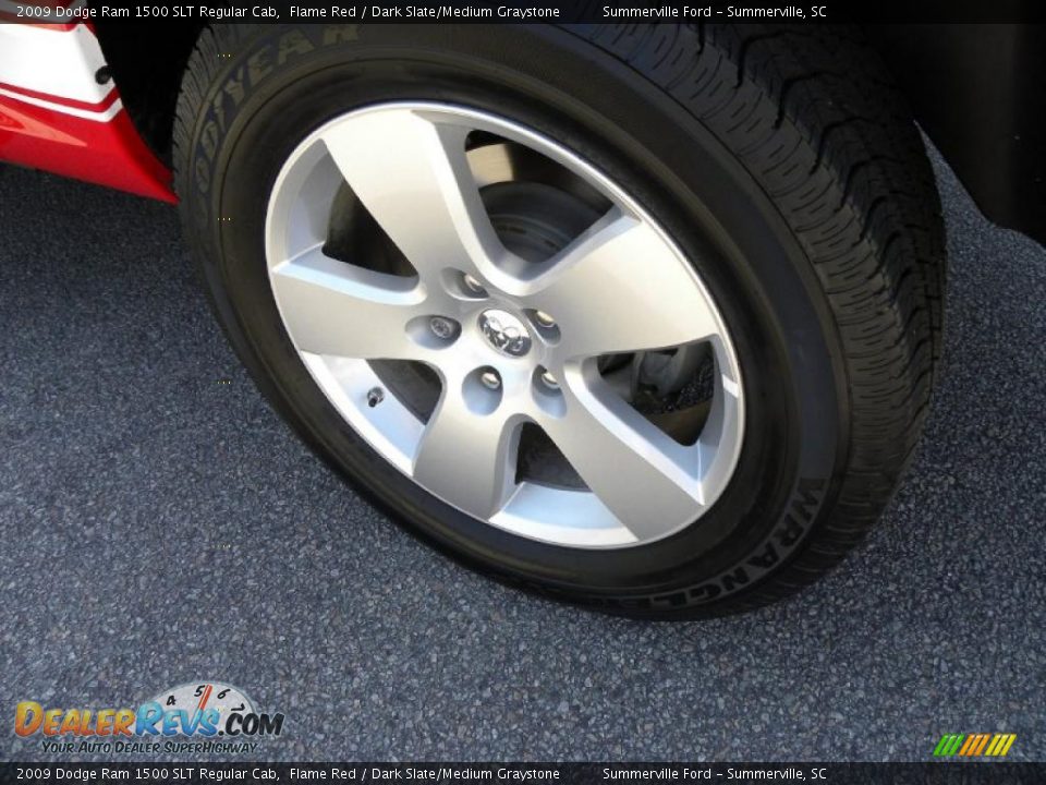 2009 Dodge Ram 1500 SLT Regular Cab Flame Red / Dark Slate/Medium Graystone Photo #13