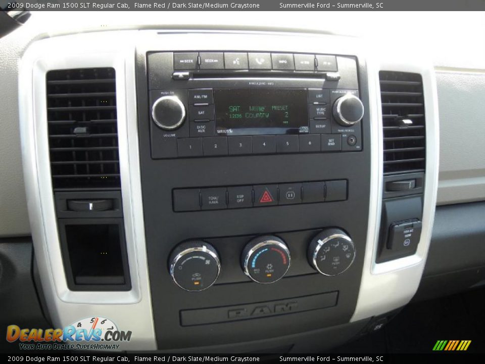 2009 Dodge Ram 1500 SLT Regular Cab Flame Red / Dark Slate/Medium Graystone Photo #17