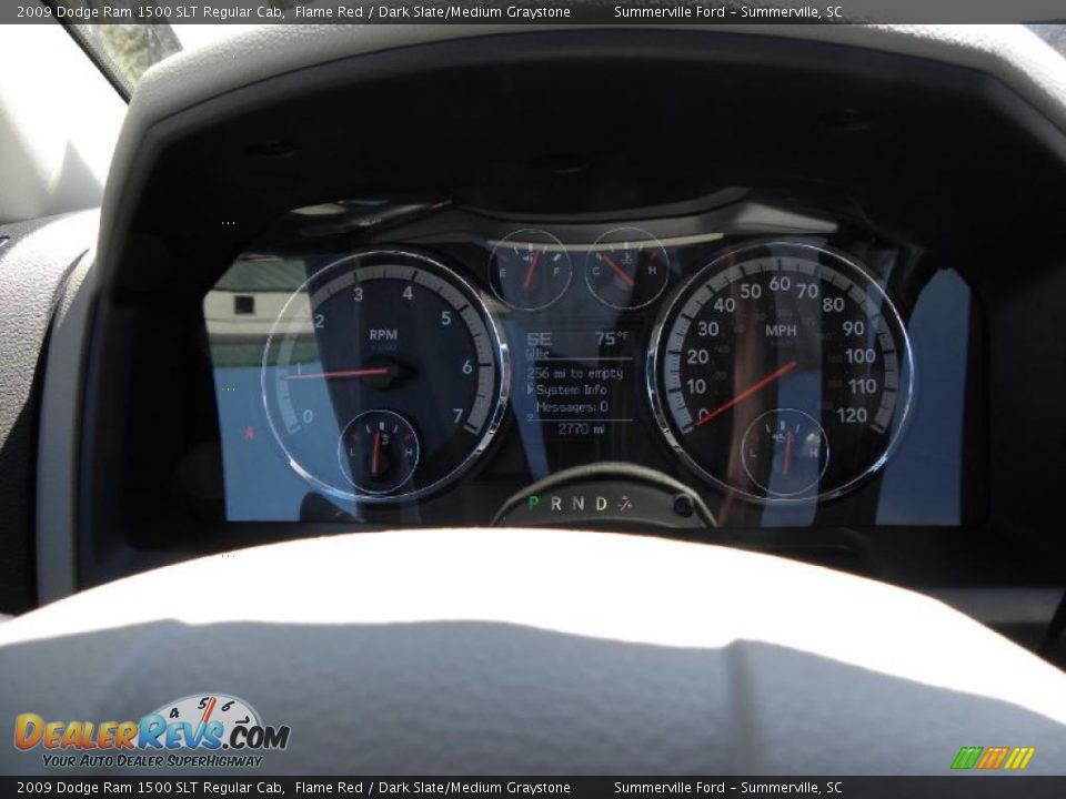 2009 Dodge Ram 1500 SLT Regular Cab Flame Red / Dark Slate/Medium Graystone Photo #19