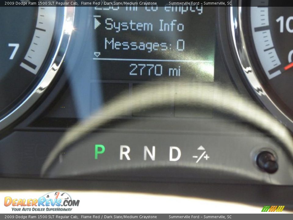 2009 Dodge Ram 1500 SLT Regular Cab Flame Red / Dark Slate/Medium Graystone Photo #20