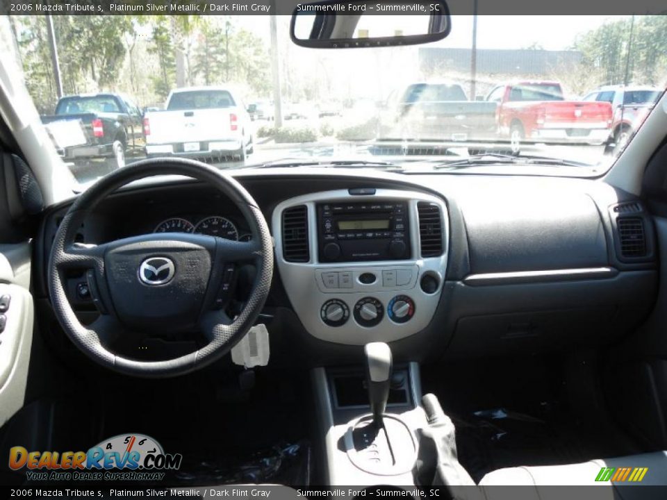 2006 Mazda Tribute s Platinum Silver Metallic / Dark Flint Gray Photo #3