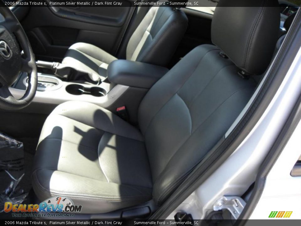 2006 Mazda Tribute s Platinum Silver Metallic / Dark Flint Gray Photo #5