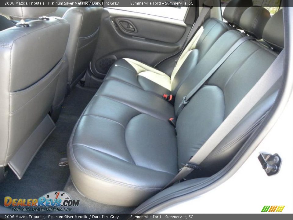 2006 Mazda Tribute s Platinum Silver Metallic / Dark Flint Gray Photo #7