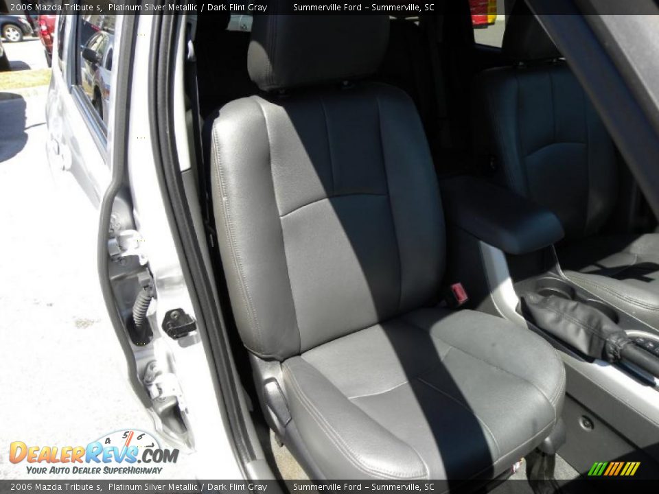 2006 Mazda Tribute s Platinum Silver Metallic / Dark Flint Gray Photo #9