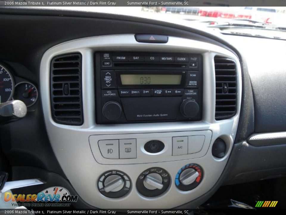 2006 Mazda Tribute s Platinum Silver Metallic / Dark Flint Gray Photo #21