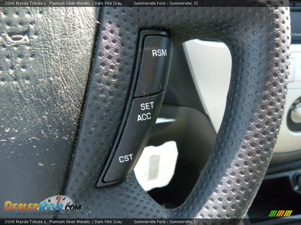 2006 Mazda Tribute s Platinum Silver Metallic / Dark Flint Gray Photo #22