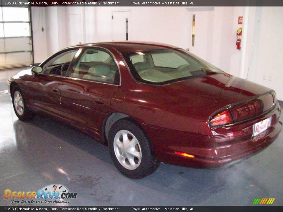 1998 Oldsmobile Aurora Dark Toreador Red Metallic / Parchment Photo #4