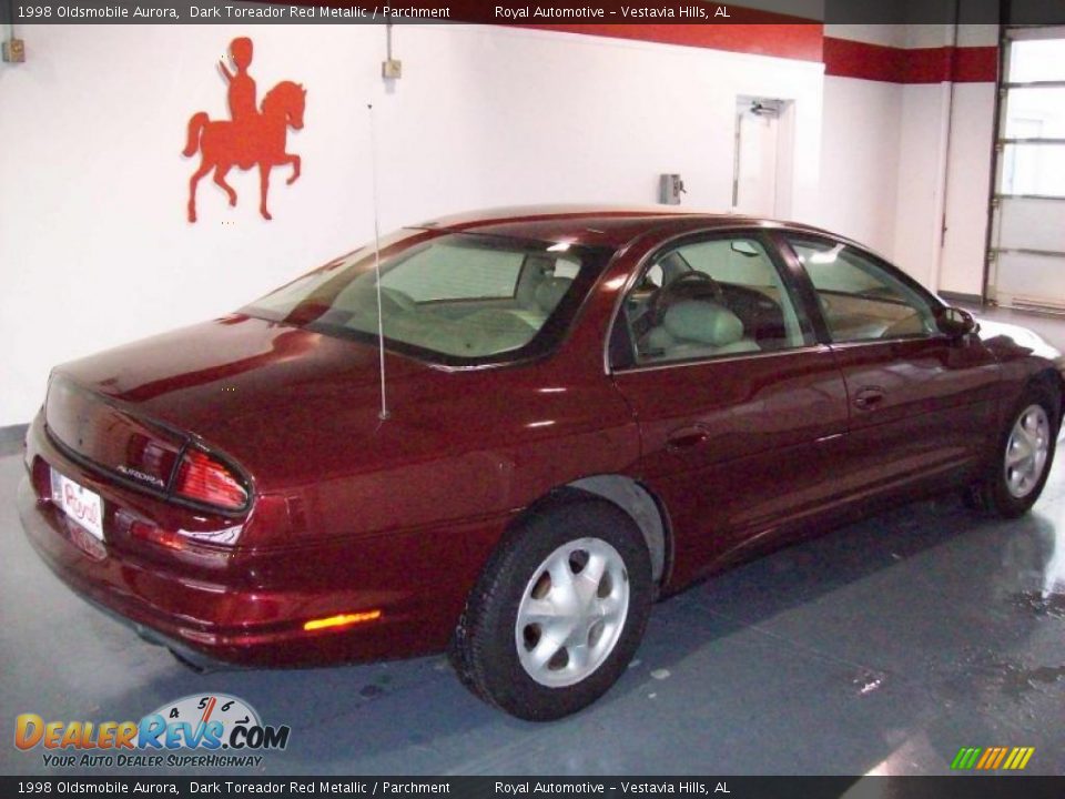 1998 Oldsmobile Aurora Dark Toreador Red Metallic / Parchment Photo #6