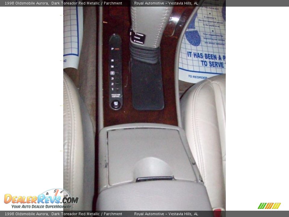 1998 Oldsmobile Aurora Dark Toreador Red Metallic / Parchment Photo #17