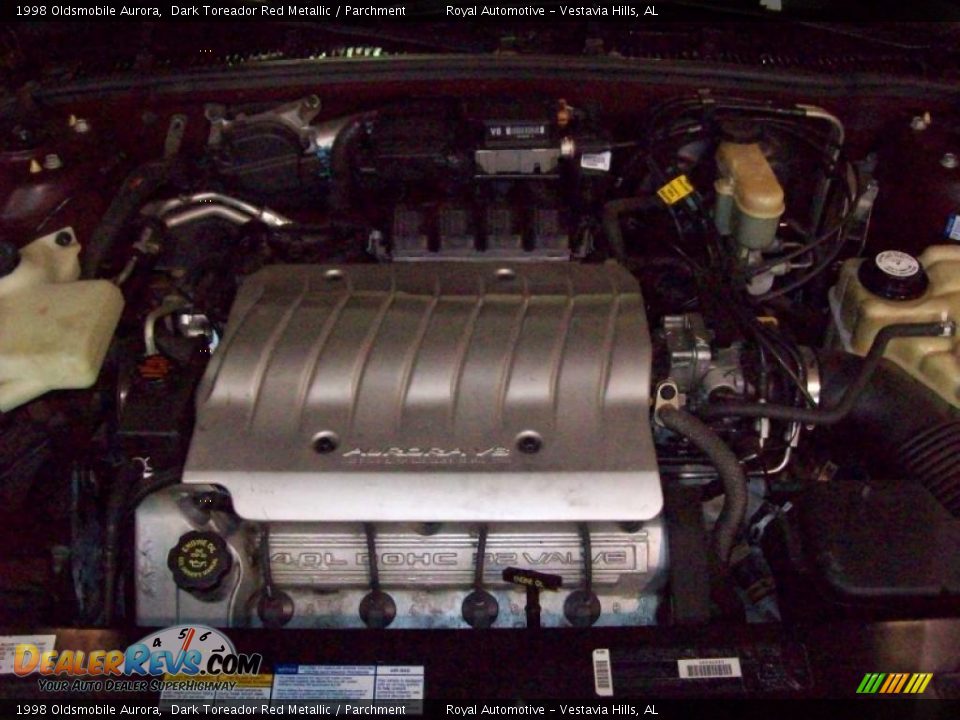 1998 Oldsmobile Aurora Dark Toreador Red Metallic / Parchment Photo #29