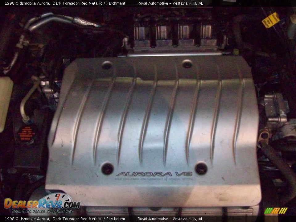 1998 Oldsmobile Aurora Dark Toreador Red Metallic / Parchment Photo #30
