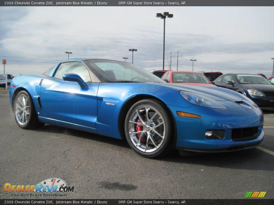 2009 Chevrolet Corvette Z06 Jetstream Blue Metallic / Ebony Photo #1