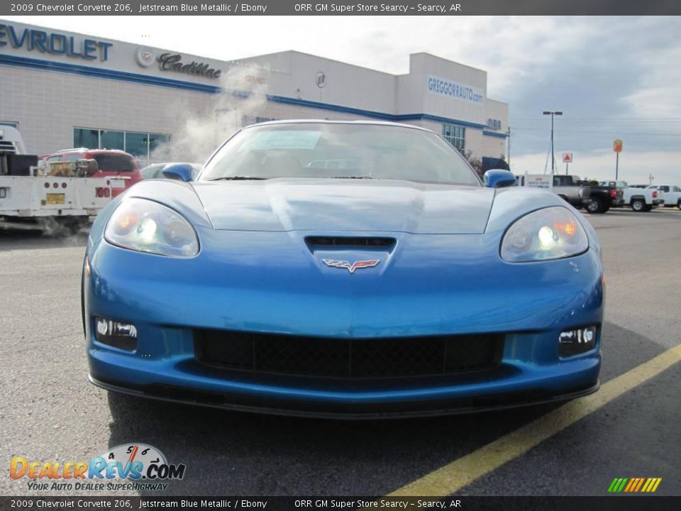 2009 Chevrolet Corvette Z06 Jetstream Blue Metallic / Ebony Photo #5
