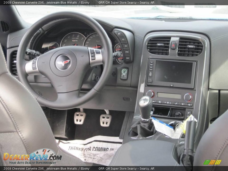 2009 Chevrolet Corvette Z06 Jetstream Blue Metallic / Ebony Photo #7