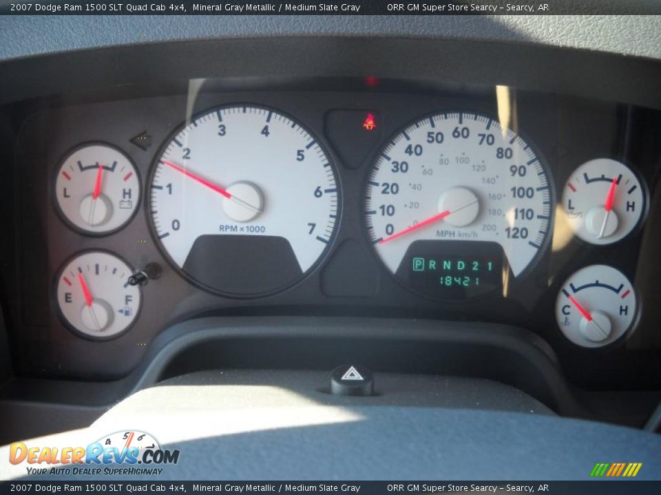 2007 Dodge Ram 1500 SLT Quad Cab 4x4 Mineral Gray Metallic / Medium Slate Gray Photo #6