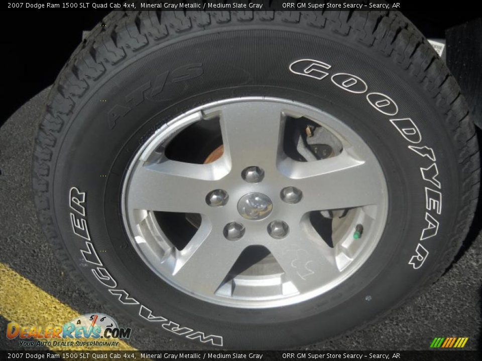 2007 Dodge Ram 1500 SLT Quad Cab 4x4 Mineral Gray Metallic / Medium Slate Gray Photo #8
