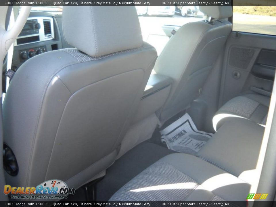 2007 Dodge Ram 1500 SLT Quad Cab 4x4 Mineral Gray Metallic / Medium Slate Gray Photo #9