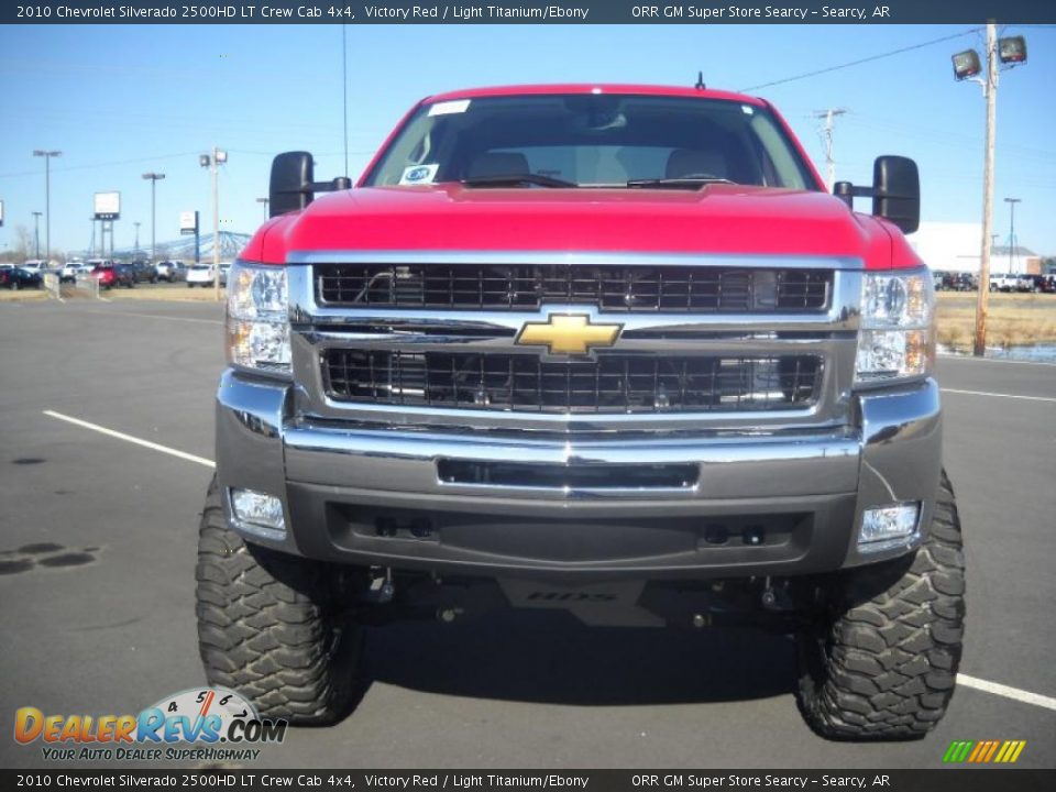 2010 Chevrolet Silverado 2500HD LT Crew Cab 4x4 Victory Red / Light Titanium/Ebony Photo #2