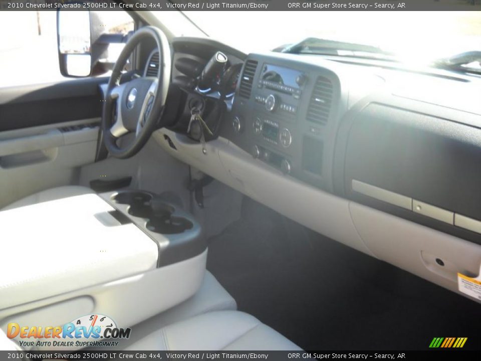 2010 Chevrolet Silverado 2500HD LT Crew Cab 4x4 Victory Red / Light Titanium/Ebony Photo #6