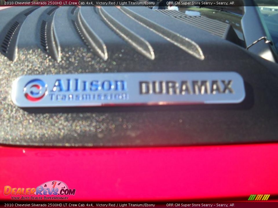 2010 Chevrolet Silverado 2500HD LT Crew Cab 4x4 Victory Red / Light Titanium/Ebony Photo #11