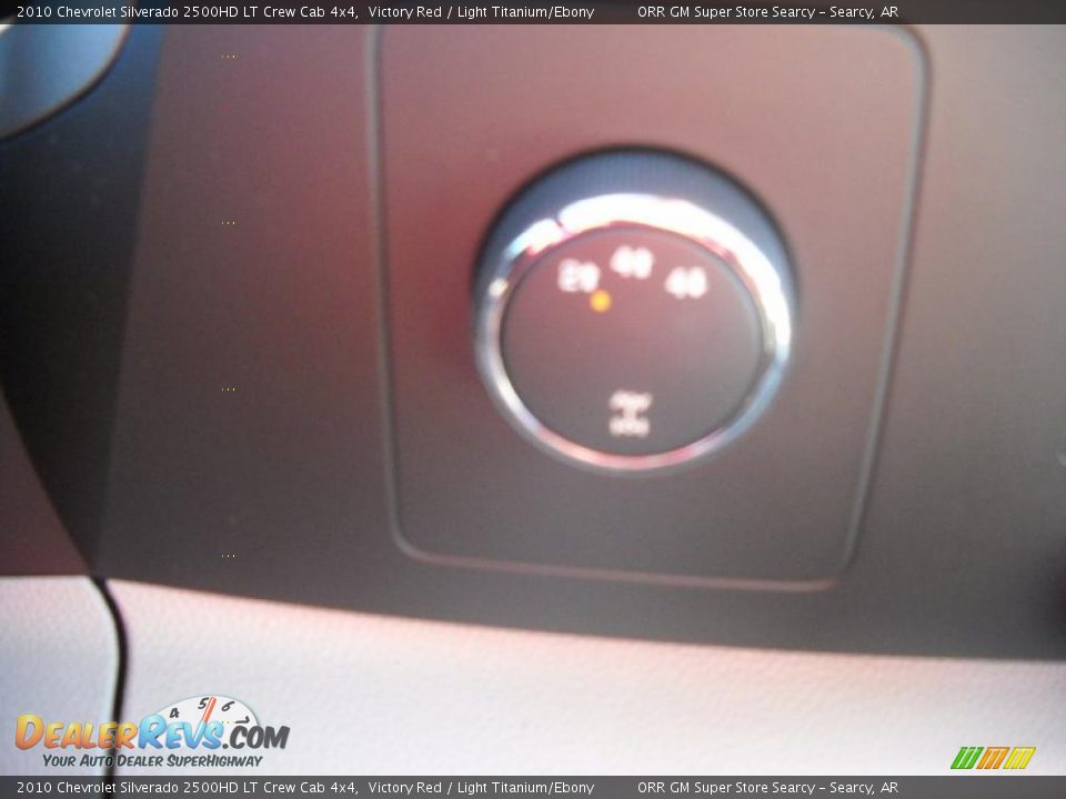 2010 Chevrolet Silverado 2500HD LT Crew Cab 4x4 Victory Red / Light Titanium/Ebony Photo #15