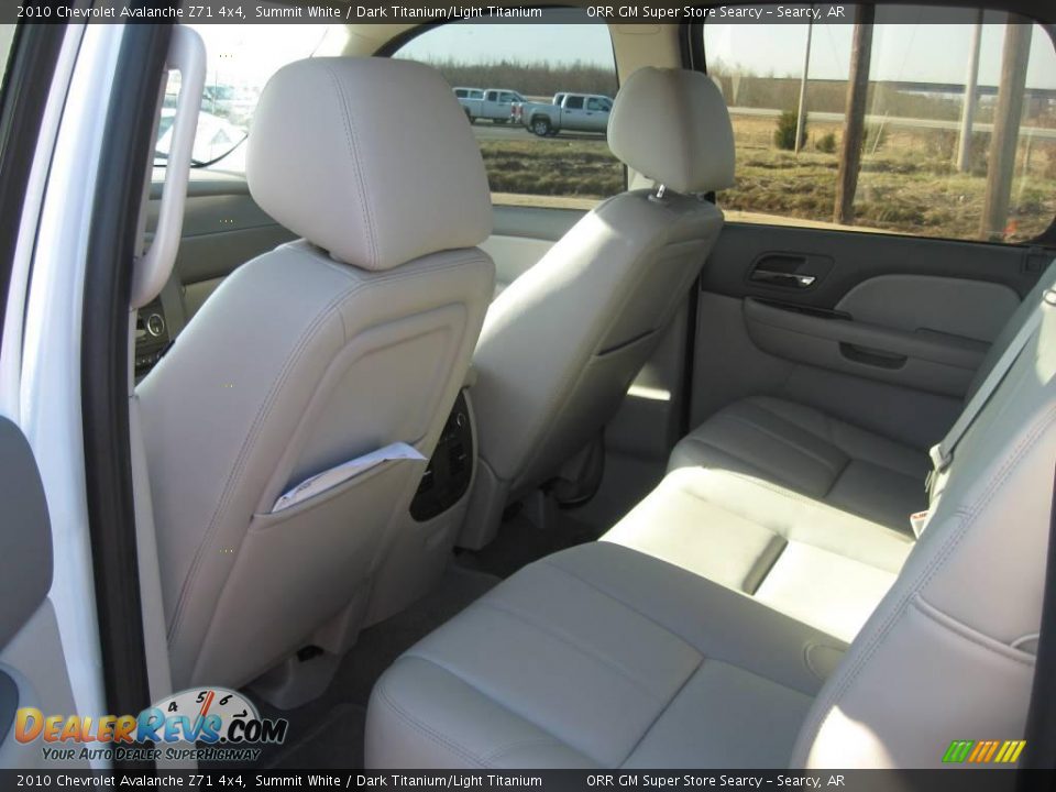 2010 Chevrolet Avalanche Z71 4x4 Summit White / Dark Titanium/Light Titanium Photo #6