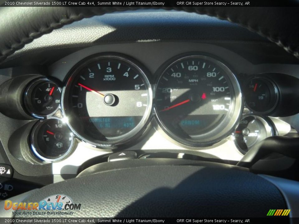 2010 Chevrolet Silverado 1500 LT Crew Cab 4x4 Summit White / Light Titanium/Ebony Photo #3