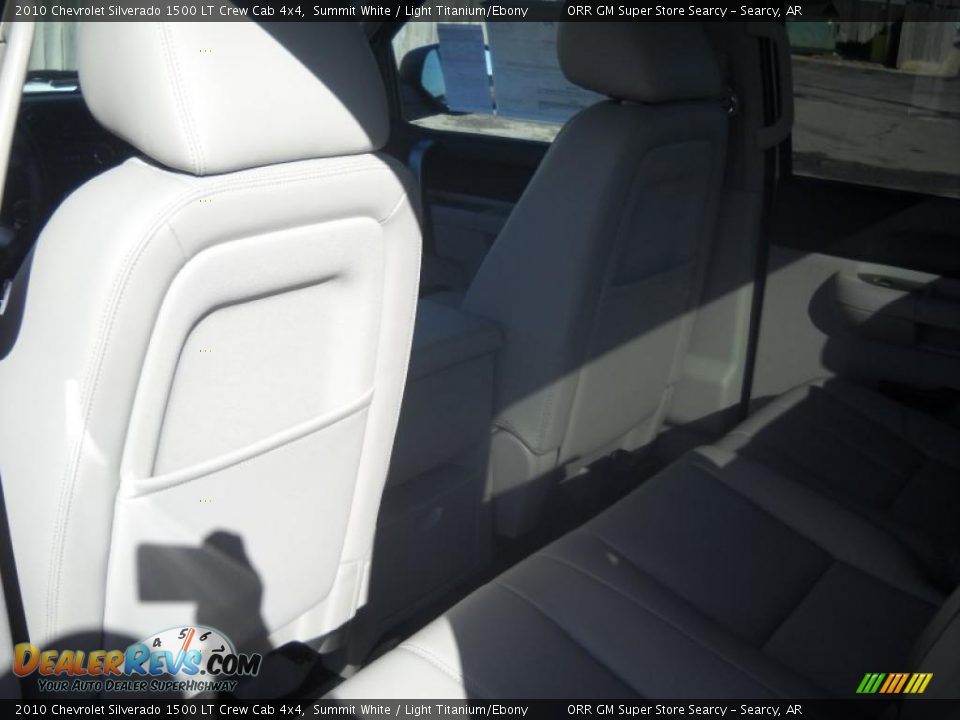 2010 Chevrolet Silverado 1500 LT Crew Cab 4x4 Summit White / Light Titanium/Ebony Photo #6