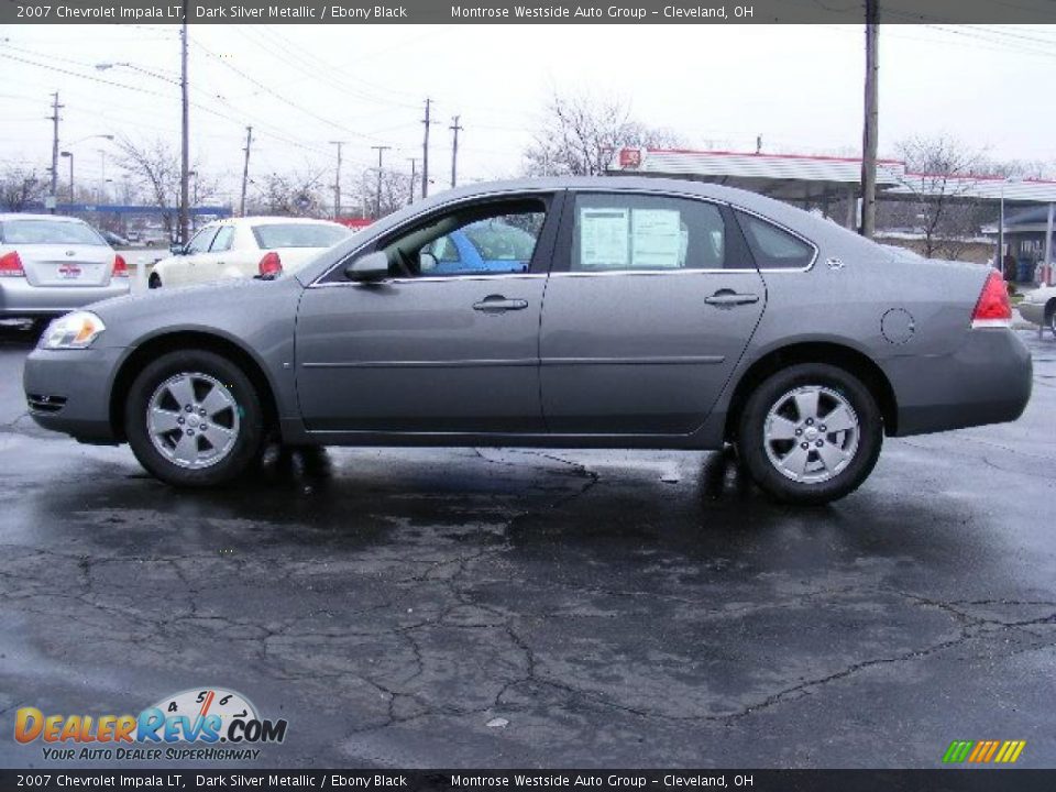 2007 Chevrolet Impala LT Dark Silver Metallic / Ebony Black Photo #2