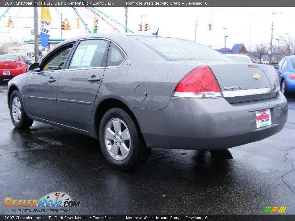 2007 Chevrolet Impala LT Dark Silver Metallic / Ebony Black Photo #3