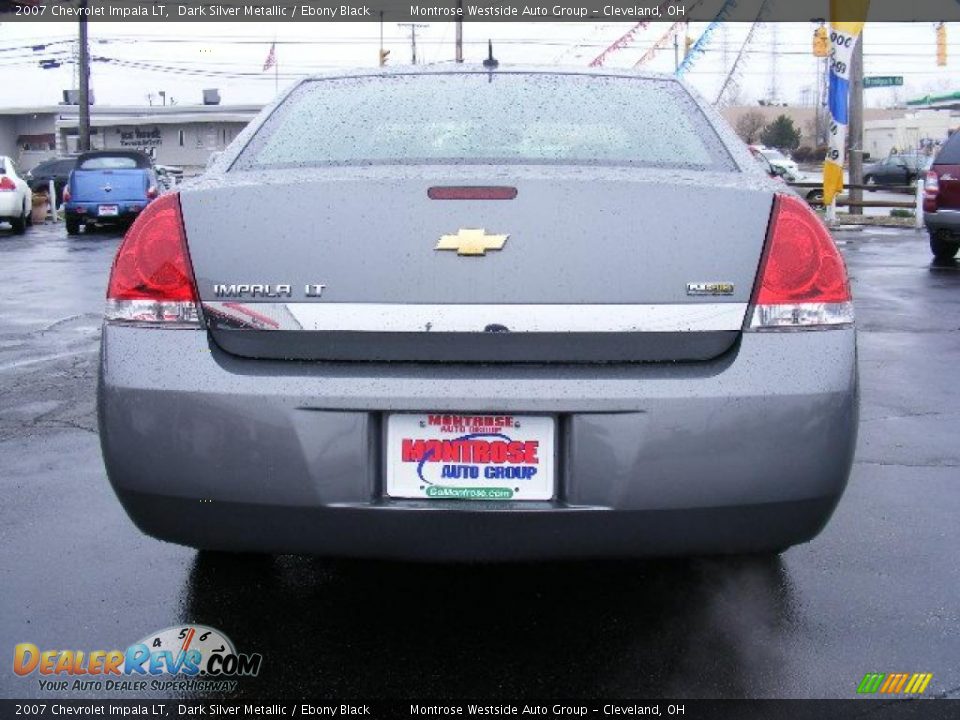 2007 Chevrolet Impala LT Dark Silver Metallic / Ebony Black Photo #4