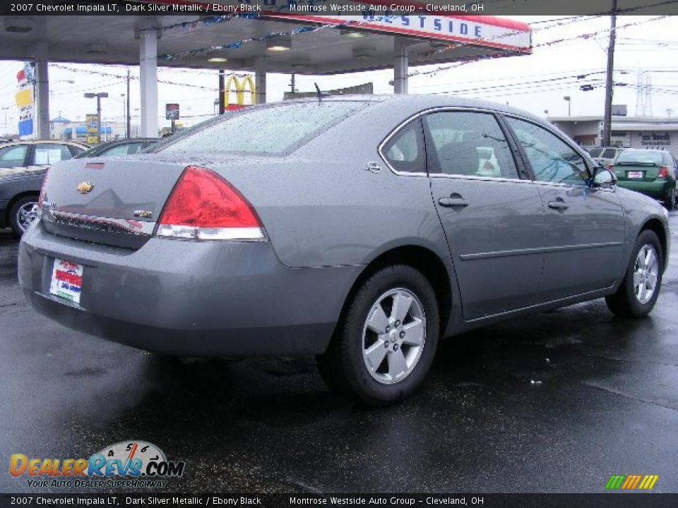 2007 Chevrolet Impala LT Dark Silver Metallic / Ebony Black Photo #5