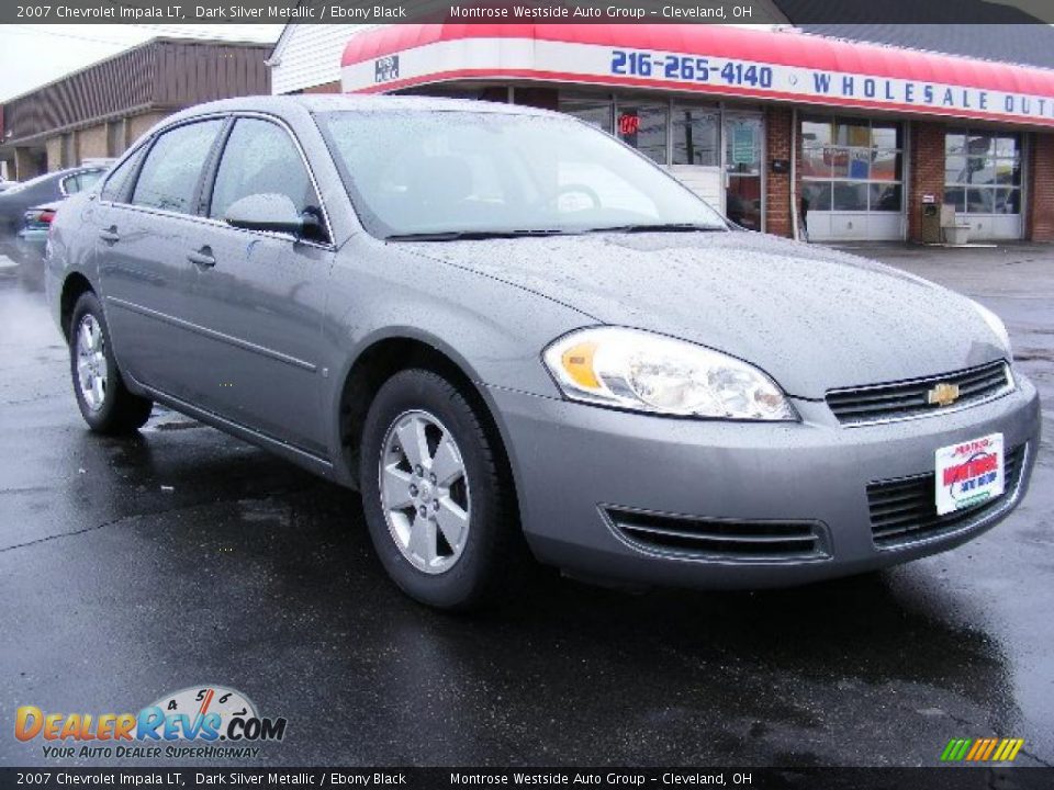 2007 Chevrolet Impala LT Dark Silver Metallic / Ebony Black Photo #7