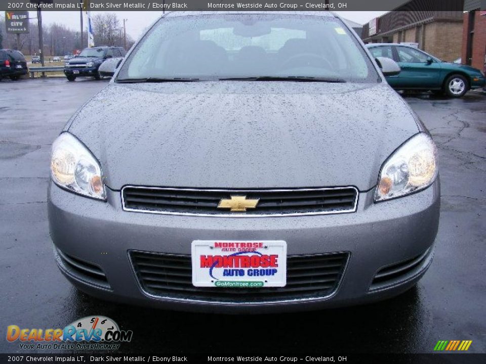 2007 Chevrolet Impala LT Dark Silver Metallic / Ebony Black Photo #8