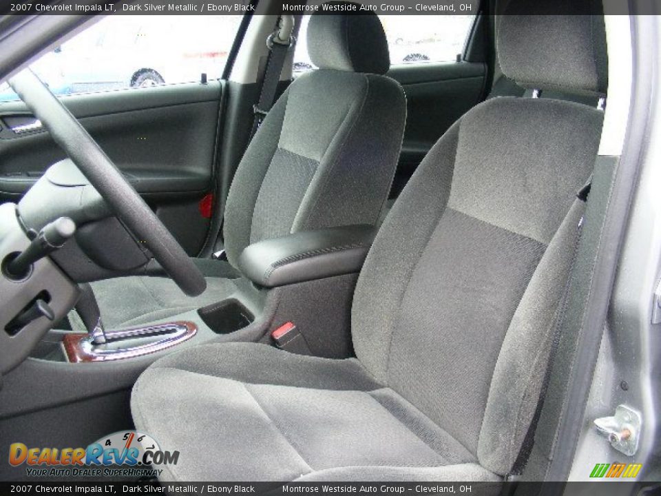 2007 Chevrolet Impala LT Dark Silver Metallic / Ebony Black Photo #9