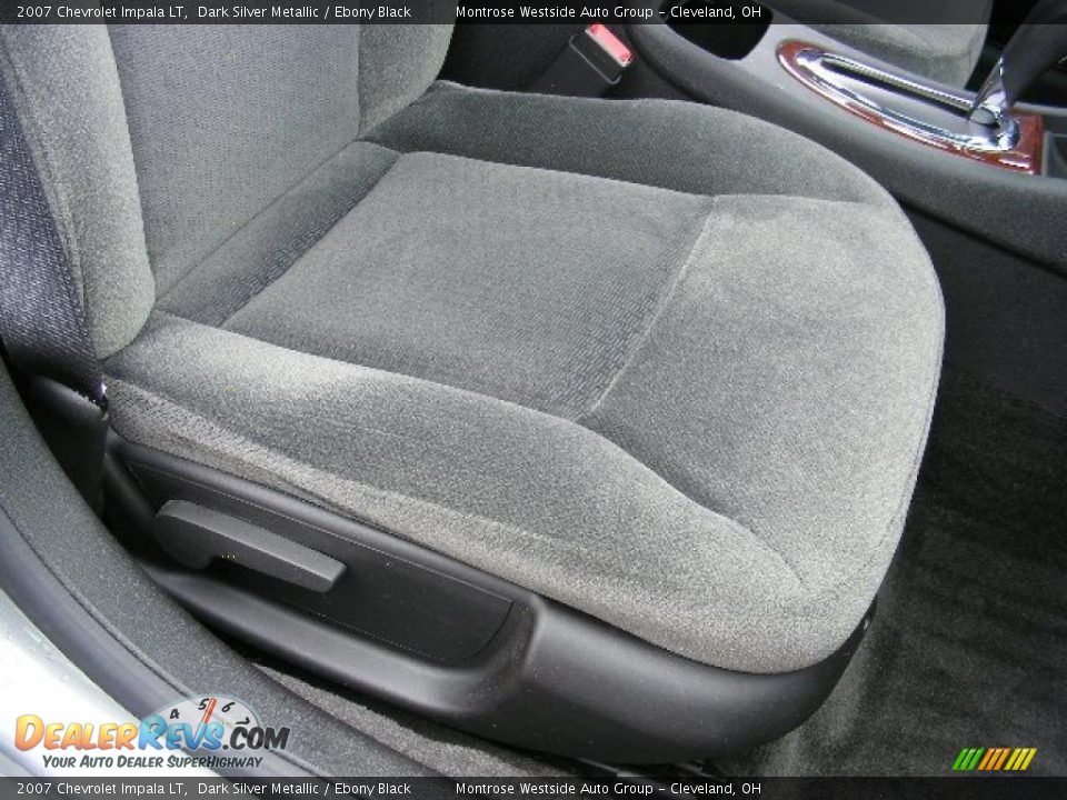 2007 Chevrolet Impala LT Dark Silver Metallic / Ebony Black Photo #14