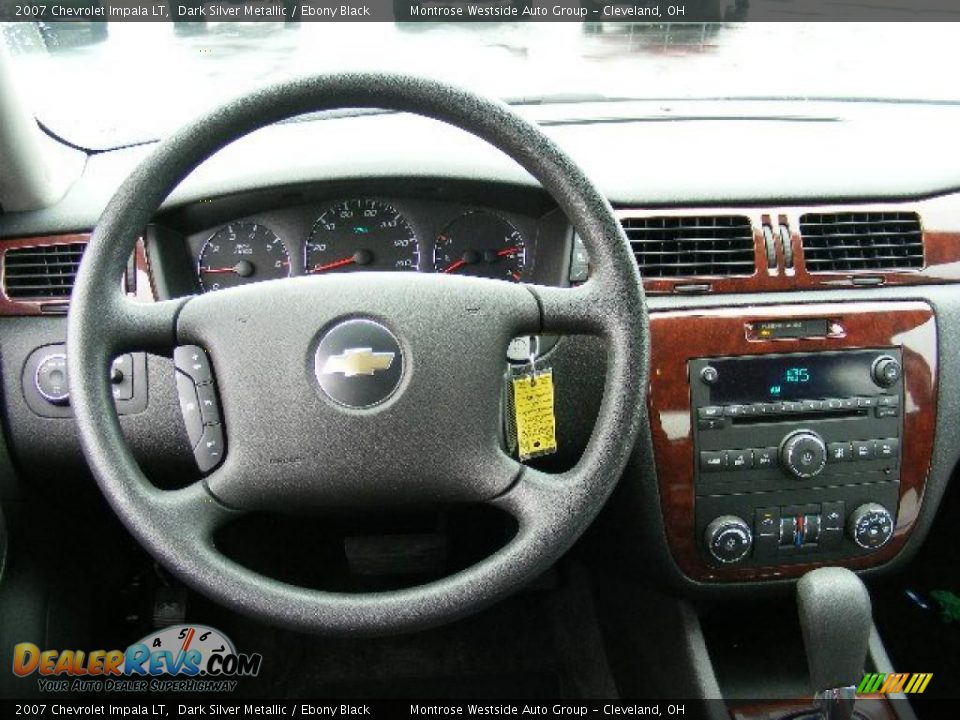 2007 Chevrolet Impala LT Dark Silver Metallic / Ebony Black Photo #15