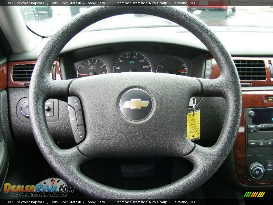 2007 Chevrolet Impala LT Dark Silver Metallic / Ebony Black Photo #16