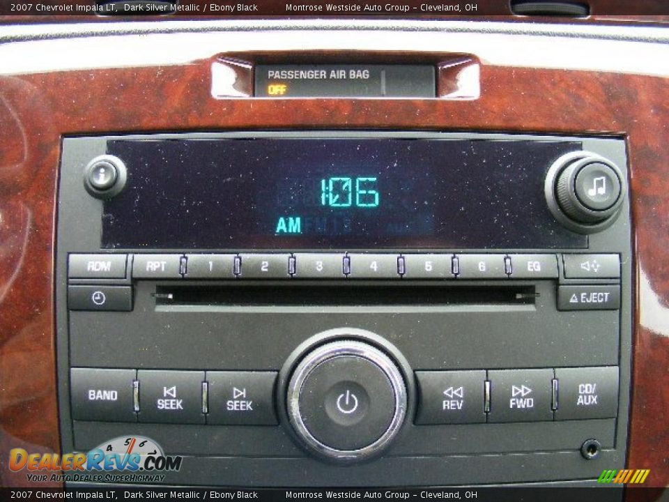 2007 Chevrolet Impala LT Dark Silver Metallic / Ebony Black Photo #20
