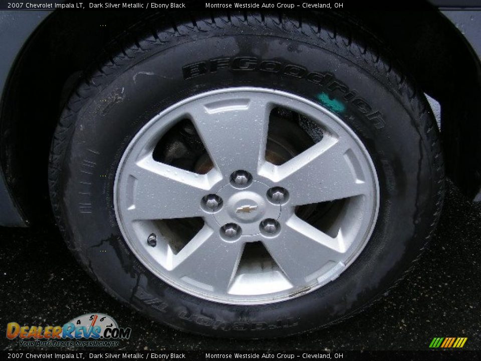 2007 Chevrolet Impala LT Dark Silver Metallic / Ebony Black Photo #26