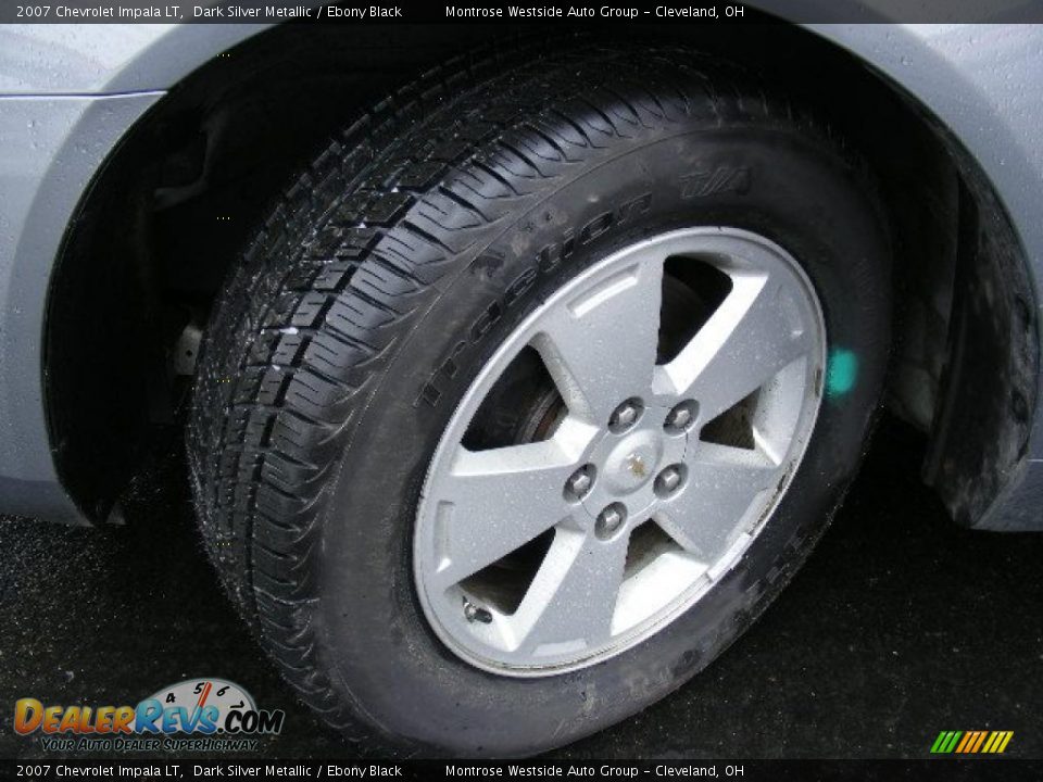 2007 Chevrolet Impala LT Dark Silver Metallic / Ebony Black Photo #27