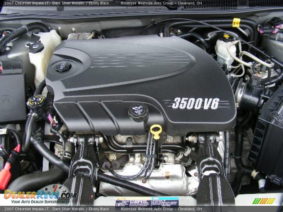 2007 Chevrolet Impala LT Dark Silver Metallic / Ebony Black Photo #28